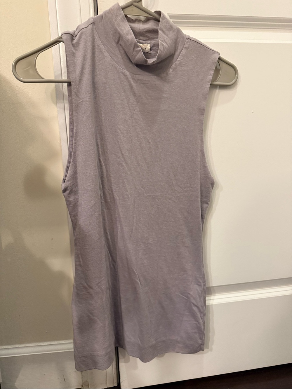 Velvet by Graham & Spencer Sleeveless Mock Neck Tank - Lavender
